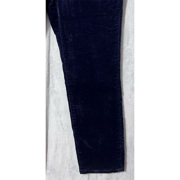Chico’s Jeggings Blue Velvet  Size 3 (L 16) Stretch Fit Casual Fall Leggings - Picture 4 of 12